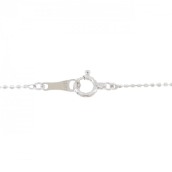 K18WG Hoa Kim Cương Dây Chuyền 0.25CT - Hàng hiệu Chính hãng 859277