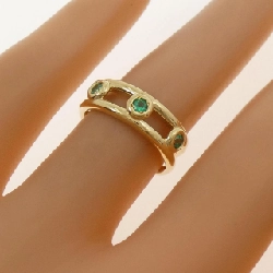 Nhẫn Emerald K18YG 0.11CT - Hàng hiệu Chính hãng 851776