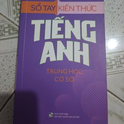 Combo 2q Sổ tay Tiếng Anh THCS và Sổ tay Tiếng Anh THPT, còn tốt 179934