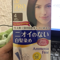 (Mới- Sale) Thuốc nhuộm tóc phủ bạc Salon de Pro- Dành cho nữ - Số 4 nâu sáng