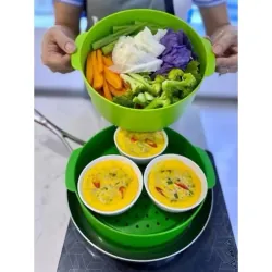 Xửng hấp TUP (thanh lý) màu xanh lá 1 tầng không nắp 763540