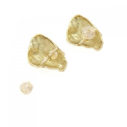 Bông tai ngọc trai Akoya K18YG 5mm - Hàng hiệu chính hãng 868824