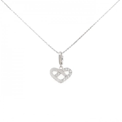 K10WG Dây chuyền kim cương hình trái tim 0.07CT - Hàng hiệu Chính hãng