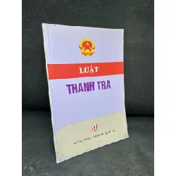 [Phiên Chợ Sách Cũ] Luật Thanh Tra, 2012 - H1108 SBM Blogmeo21025