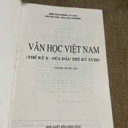 Văn học Việt Nam (Thế kỷ X - Nửa đầu thế kỷ XVIII),  Đinh Gia Khánh, Bùi Duy Tân  797173