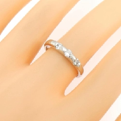 Nhẫn kim cương ba viên PT900 0.32CT - Hàng hiệu Authentic 848300