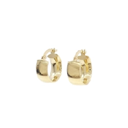 Bông tai hoop 750YG - Hàng hiệu Authentic