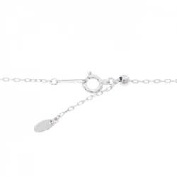 K18WG Dây chuyền kim cương chéo 0.40CT - Hàng hiệu chính hãng 861183