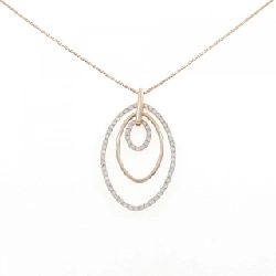 K18PG Dây chuyền kim cương 0.70CT - Hàng hiệu Chính hãng