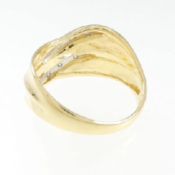 Nhẫn kim cương K18YG/PT900 0.03CT 669989