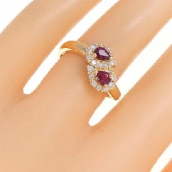 Nhẫn Ruby K18YG 0.40CT 671617