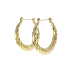 K18YG Bông tai - Hàng hiệu Authentic