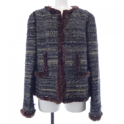 Áo khoác không cổ CHANEL - Hàng hiệu Authentic