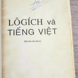 LOGIC & TIẾNG VIỆT (Giáo sư/Tiến sĩ Nguyễn Đức Dân) - 411 trang 1010362