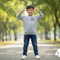 Set quần ngố áo thun tay dài cho bé tầm 30 ký mặc Tết cực xinh 792996