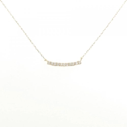 K18YG Dây chuyền kim cương 0.10CT - Hàng hiệu Chính hãng