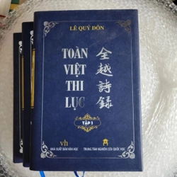 Toàn Việt thi lục | Lê Quý Đôn I trọn bộ 3 tập bìa cứng