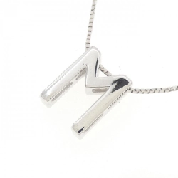 K18WG Chữ cái M Dây chuyền kim cương 0.34CT - Hàng hiệu Chính hãng 859422