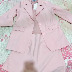 Set vest váy hồng pastel  12056