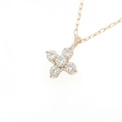 K18PG Dây chuyền kim cương hình thánh giá 0.30CT - Hàng hiệu Chính hãng 858657