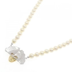 Dây chuyền ngọc trai Akoya 750YG/750WG 7-7.5mm - Hàng hiệu Chính hãng 858022