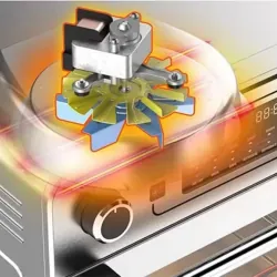 Lò nướng kiêm nồi chiên không dầu UNIE Q36 931587