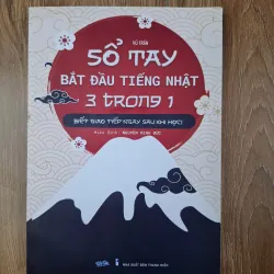 Sổ tay bắt đầu tiếng Nhật 3 trong 1 - Vũ Trần - Sách học ngoại ngữ