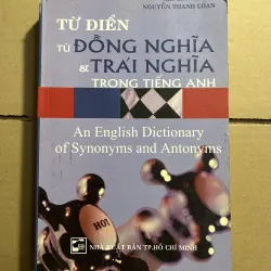 Từ điển đồng nghĩa trái nghĩa trong tiếng anh