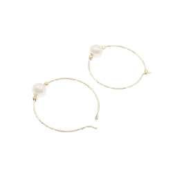 K10YG Bông tai ngọc trai Akoya 6.7mm - Hàng hiệu Chính hãng 870826