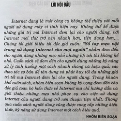 SỔ TAY MẸO VẶT TRONG SỬ DỤNG INTERNET CHO MỌI NGƯỜI 523210