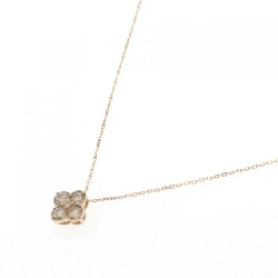 K18PG Hoa Kim Cương Dây Chuyền 0.70CT - Hàng hiệu Chính hãng 860113