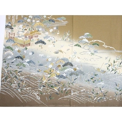 Áo màu sắc lưu giữ 友禅金彩加工 ボカシ染 - Hàng hiệu Authentic 878144