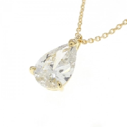 K18YG Dây chuyền kim cương 1.038CT H SI2 hình giọt nước - Hàng hiệu Authentic 879758