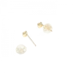 K18YG Đá mặt trăng Bông tai - Hàng hiệu Chính hãng 867618