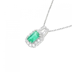 K18WG Emerald Necklace 0.69CT - Hàng hiệu Authentic 859699