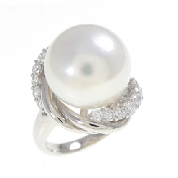 Nhẫn ngọc trai trắng PT900 14.0mm - Hàng hiệu Authentic