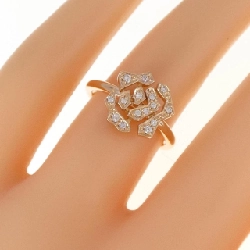 Nhẫn kim cương K18PG hồng 0.10CT 672606