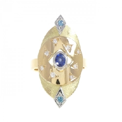 Nhẫn Sapphire K18YG/PT900 0.23CT 668884