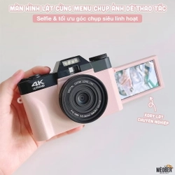 Máy Chụp Hình Retro 48MP Quay phim 4K UltraHD - giả lập màu phim, quay video slow-mo,