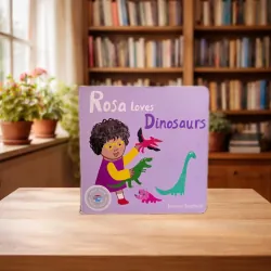 Board book Rosa Loves Dinosaurs (Bé Rosa mê khủng long)  797172