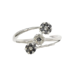 Nhẫn kim cương hoa K18WG 0.16CT - Hàng hiệu Authentic 851784