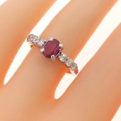 Nhẫn Ruby PT900 0.58CT - Hàng hiệu Chính hãng 853858