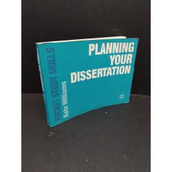 Planning your dissertation Williams mới 80% ố HCM2809 NGOẠI VĂN