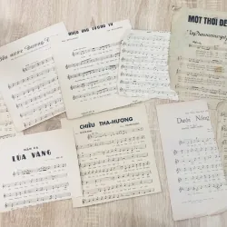 Các tờ nhạc cắt như hình  994293