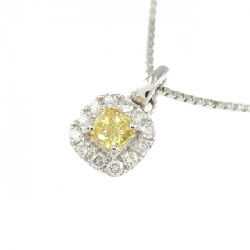 Dây chuyền kim cương PT900/PT850 0.247CT FVY VS2 cắt hình fancy - Hàng hiệu Authentic 874426