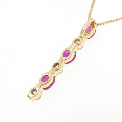 K18YG Dây chuyền Ruby 0.55CT - Hàng hiệu Chính hãng 865702