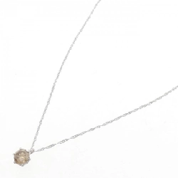 K18WG Solitaire Dây chuyền kim cương 0.601CT - Hàng hiệu Chính hãng 860830