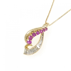 K18YG Dây chuyền ruby 0.29CT - Hàng hiệu Authentic 849858