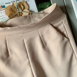 Quần nữ ống suông màu ghi sáng 478383