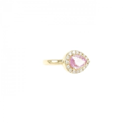 K18YG Bông tai Sapphire 0.32CT một bên - Hàng hiệu Chính hãng